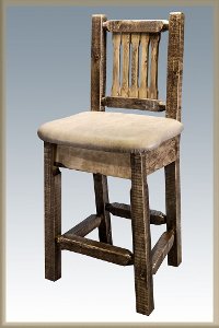 MWHCBSWSNRSLBUCK24 Counter Height Swivel Bar Stool w/ Back - Homestead-3