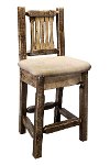 MWHCBSWSNRSLBUCK24 Counter Height Swivel Bar Stool w/ Back - Homestead-5