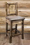 MWHCBSWSNRSLSADD24 Counter Height Swivel Bar Stool w/ Back - Homestead