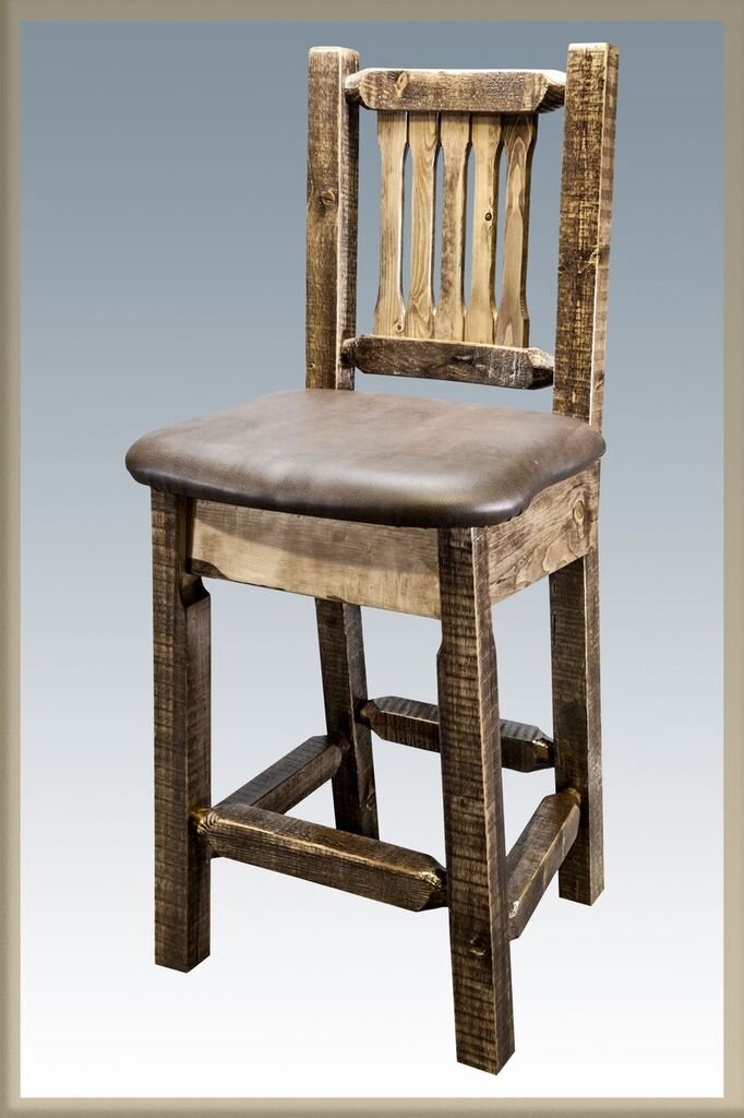 Homestead Counter Height Swivel Bar Stool w/ Back-3