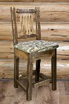MWHCBSWSNRSLWILD24 Counter Height Swivel Bar Stool w/ Back - Homestead