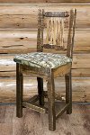 MWHCBSWSNRSLWILD24 Counter Height Swivel Bar Stool w/ Back - Homestead-3