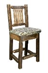 MWHCBSWSNRSLWILD24 Counter Height Swivel Bar Stool w/ Back - Homestead-4