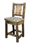 MWHCBSWSNRSLWILD24 Counter Height Swivel Bar Stool w/ Back - Homestead-5