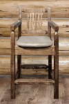 MWHCBSWCASSLBUCK24 Counter Height Captain's Bar Stool - Homestead