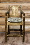 MWHCBSWCASSLWILD24 Counter Height Captain's Bar Stool - Homestead