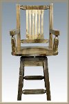 MWHCBSWSCASSL24 Counter Height Swivel Captain's Bar Stool - Homestead-2