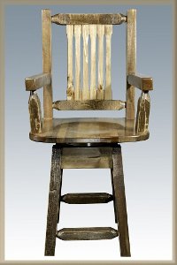 MWHCBSWSCASSL24 Counter Height Swivel Captain's Bar Stool - Homestead-2