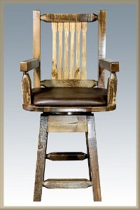 MWHCBSWSCASSLSADD24 Counter Height Swivel Captain's Bar Stool - Homestead-2