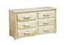 MW6DV 6-Drawer Double Dresser - Montana