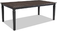 Black Leg Dining Room Table - Glennwood