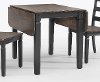 Black Drop Leaf Table - Glennwood