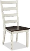 Ladder Back White Dining Chair - Glennwood
