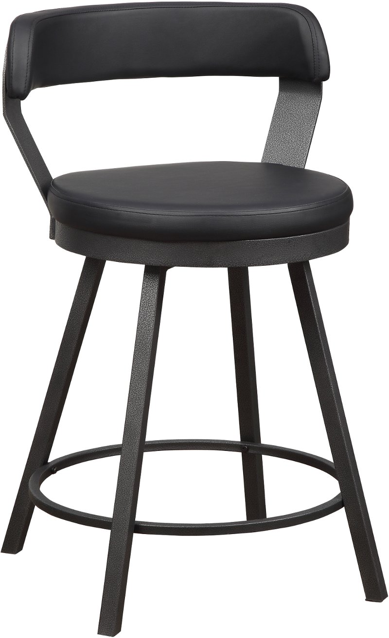 Matte Black Modern Counter Height Stool Appert Rc Willey Matte Black Modern Counter Height Stool Appert