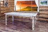 MWDT4PLV 4 Post Dining Table w/ Two 18 Inch Leaves - Montana-1