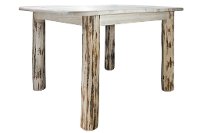 MWDT4PLV 4 Post Dining Table w/ Two 18 Inch Leaves - Montana-2