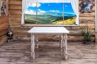 MWDT4PSV Square 4 Post Dining Table - Montana