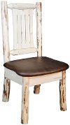 MWKSCNVSADD Side Chair with Upholstered Seat, Saddle Pattern -Montana