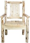 MWCASCNV Captain's Chair w/ Ergonomic Wooden Seat - Montana