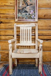 MWCASCNV Captain's Chair w/ Ergonomic Wooden Seat - Montana-2