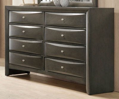 Gray Contemporary Dresser - Emily