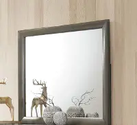 Contemporary Gray Mirror - Emily