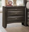 Contemporary Gray Nightstand - Emily