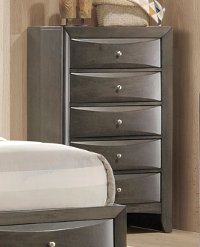 Contemporary Gray Chest of Drawers - Emily