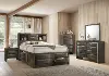 Clearance Emily Gray 4 Piece Queen Bedroom Set