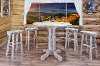 MWPTTV Natural Pine Pub Table - Montana