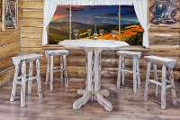 MWPTTV Natural Pine Pub Table - Montana