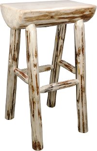 MWBNHLV Half Log Bar Stool - Montana-2