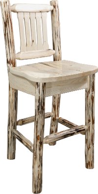 MWBSWNRV Bar Stool w/ Back - Montana-2