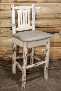 MWBSWNRVBUCK Bar Stool w/ Back - Montana