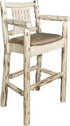 MWBSWCASVBUCK Captain's Bar Stool w/ - Montana-2