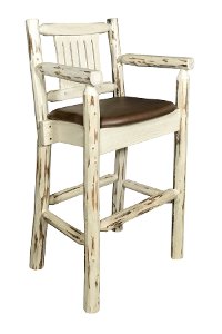 MWBSWCASVSADD Captain's Bar Stool w/ Back - Montana-2