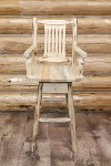 MWBSWSCASV Swivel Captain's Bar Stool w/Back - Montana