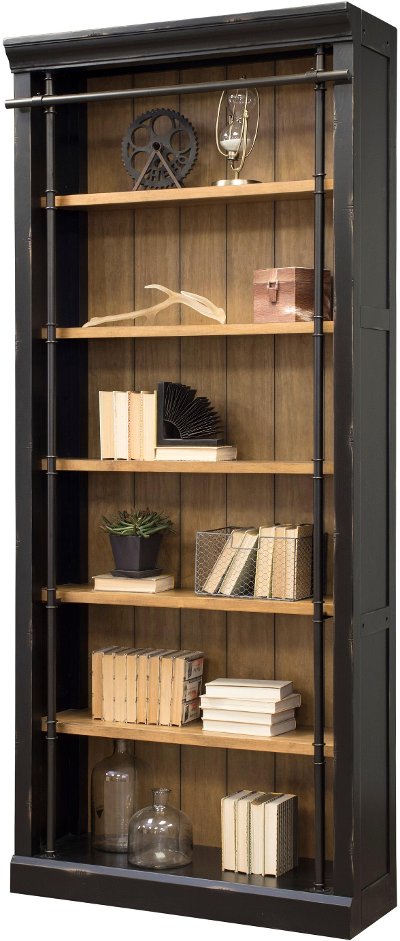 Black/Honey Bookcase - Toulouse