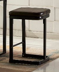 Metal 24 Inch Counter Height Dining Stool - Eli Collection