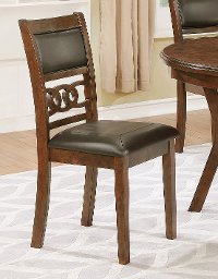 Brown Traditional Dining Chair - Cally-2