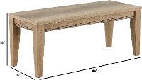 Sandstone Dining Bench - Sun Valley-3