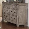 Clearance Traditional Gray Oak Dresser - Lavonia