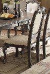 Washed Gray and Beige Upholstered Dining Chair - Kiera Collection-2