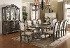 Washed Gray Old World 7 Piece Dining Set - Kiera Collection
