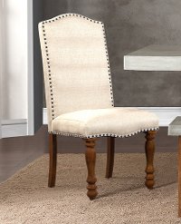 Ivory Upholstered Dining Chair - Bohemian