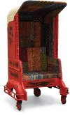 Clearance Rickshaw Red 1-Seat Chair - Highway
