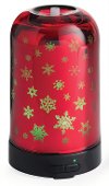 Clearance Red Glass Snowflake Airome Ultrasonic Oil Diffuser - Candle Warmers