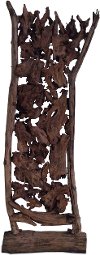 Natural Wood Freestanding 1 Panel Screen Room Divider