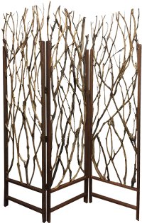 Tree Branch 3 Panel Screen Room Divider