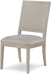 Clearance Shadow Gray Contemporary Upholstered Dining Chair - Cinema